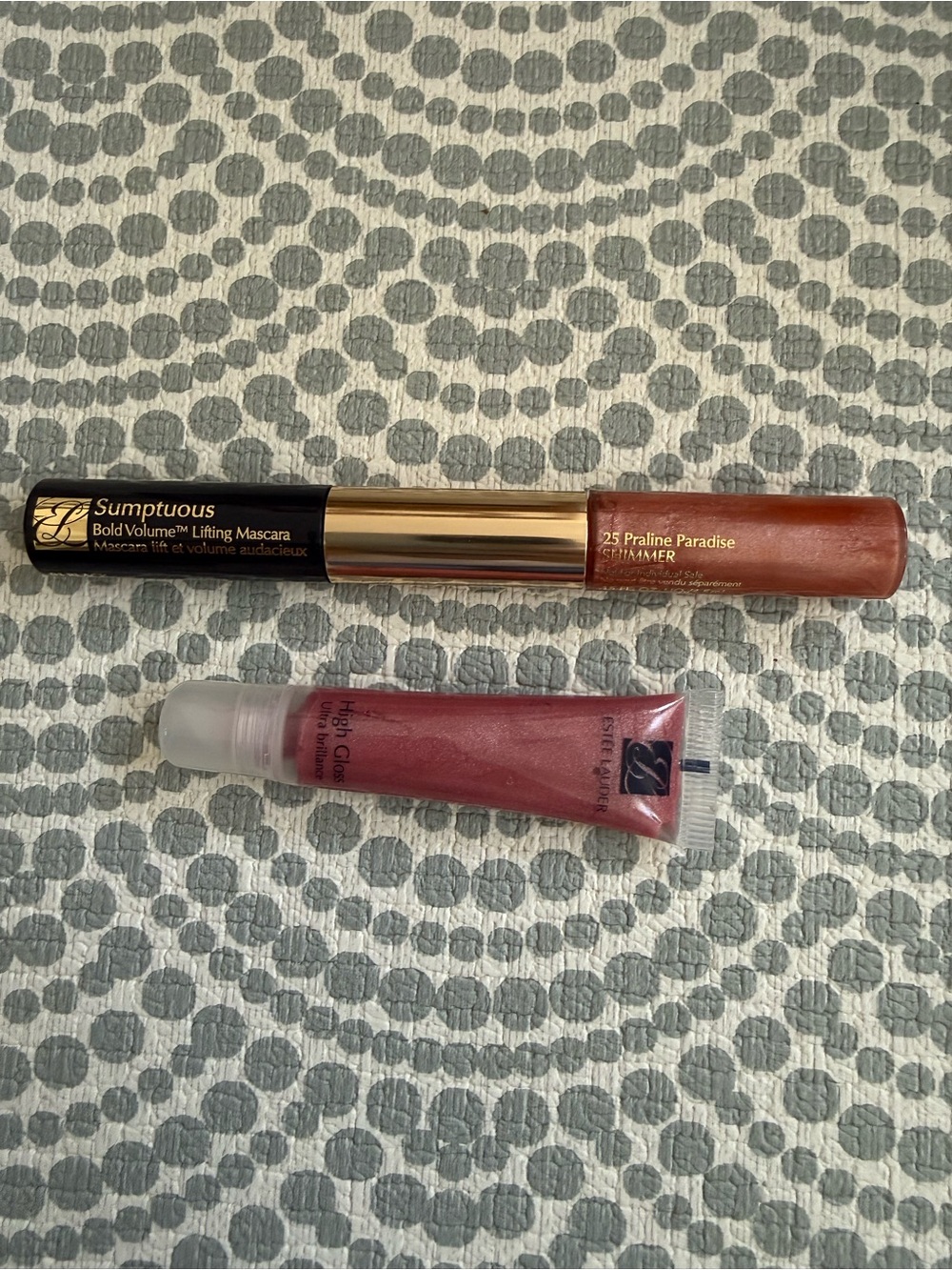 Estée Lauder Lifting Mascara Lip Gloss Bundle of Two